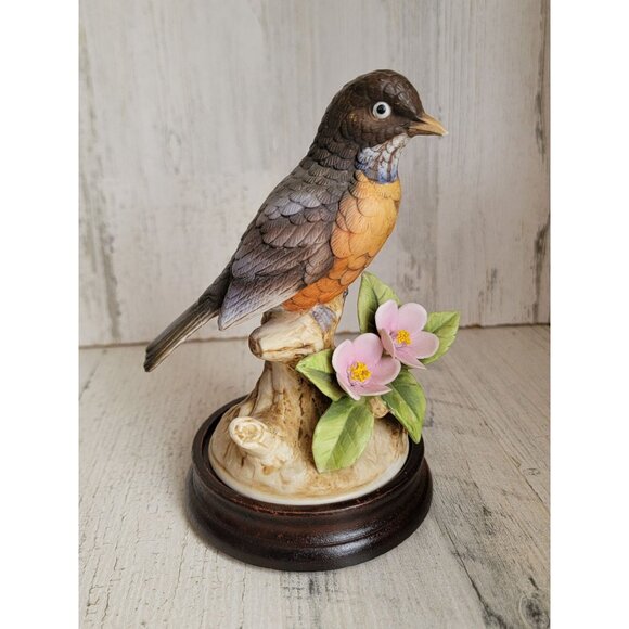 Andrea by Sadek Robin‎ 9386 vintage figure Decor bird flower - Picture 3 of 7